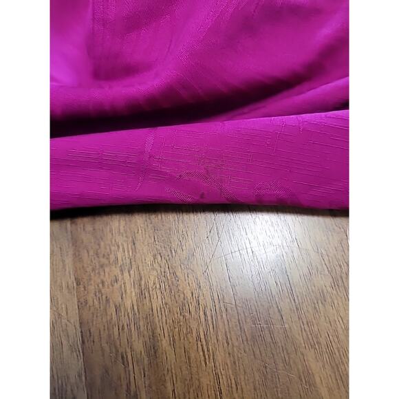VTG Chico’s Design Women’s Silk Blouse Palm Frond Print Pink Sz 2 L GUC - Picture 9 of 11